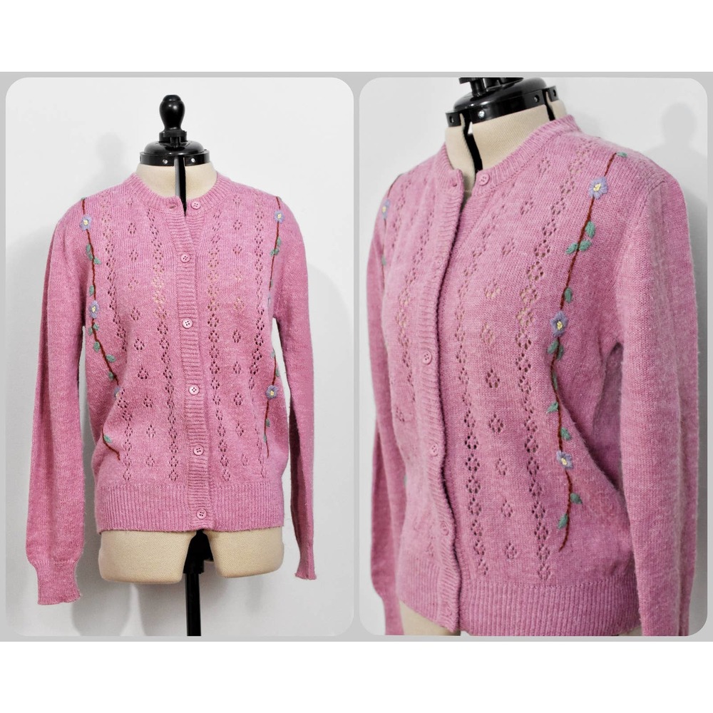 Atleigh Pink 80s Cardigan